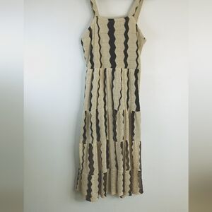 Zara Sundress. Black & Beige.